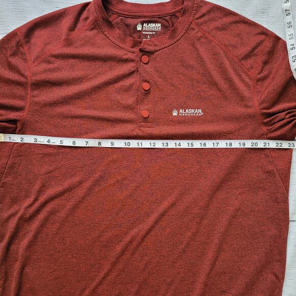 Alaskan Hardgear Size L Duluth Trading CO AKHG Snap Button Copper Short Sleeve - Picture 4 of 7